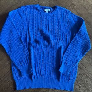 dark blue XL kim rogers knitted sweater